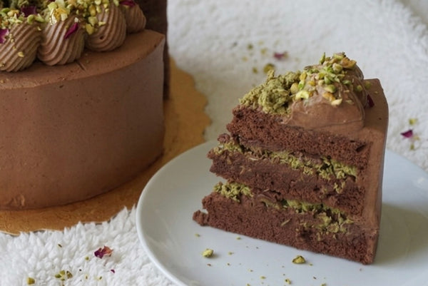 Dubai Chocolate Chiffon Cake