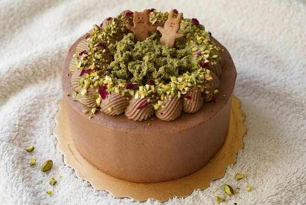 Dubai Chocolate Chiffon Cake